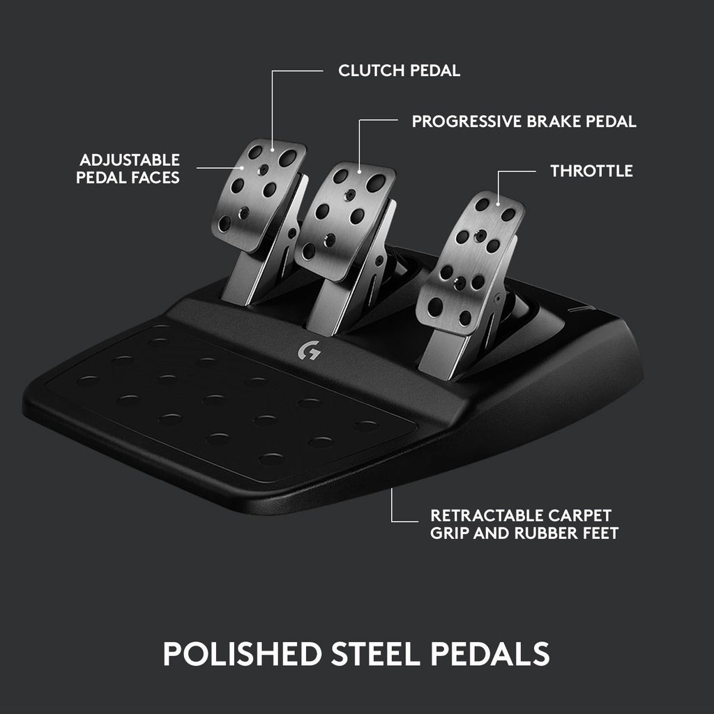 Logitech G923 TRUEFORCE Racing Wheel and Pedals for Playstation & PC