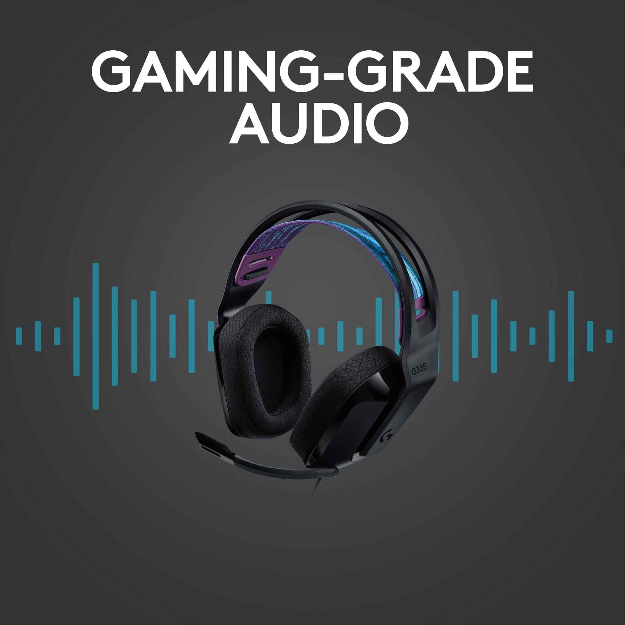 Logitech G335 Wired Gaming Headset (Black)