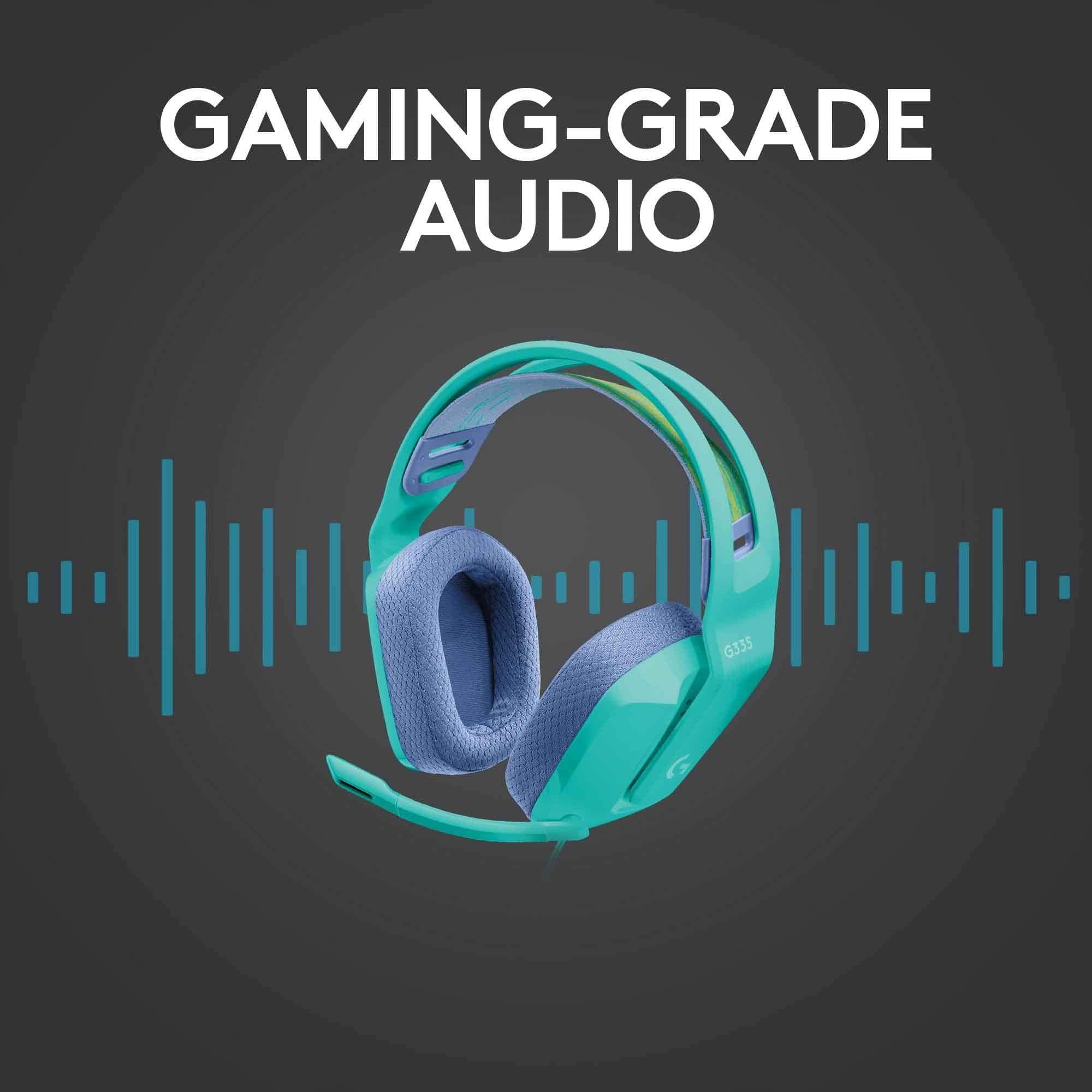 Logitech G335 Wired Gaming Headset (Mint)