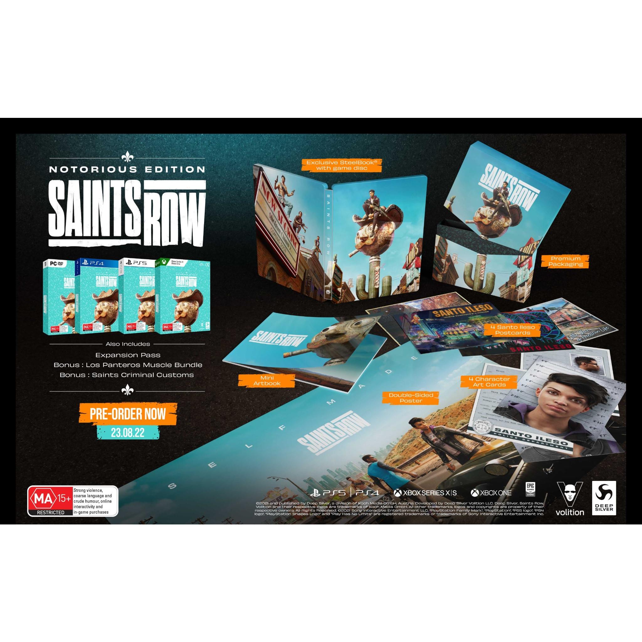 Saints Row Notorious Edition