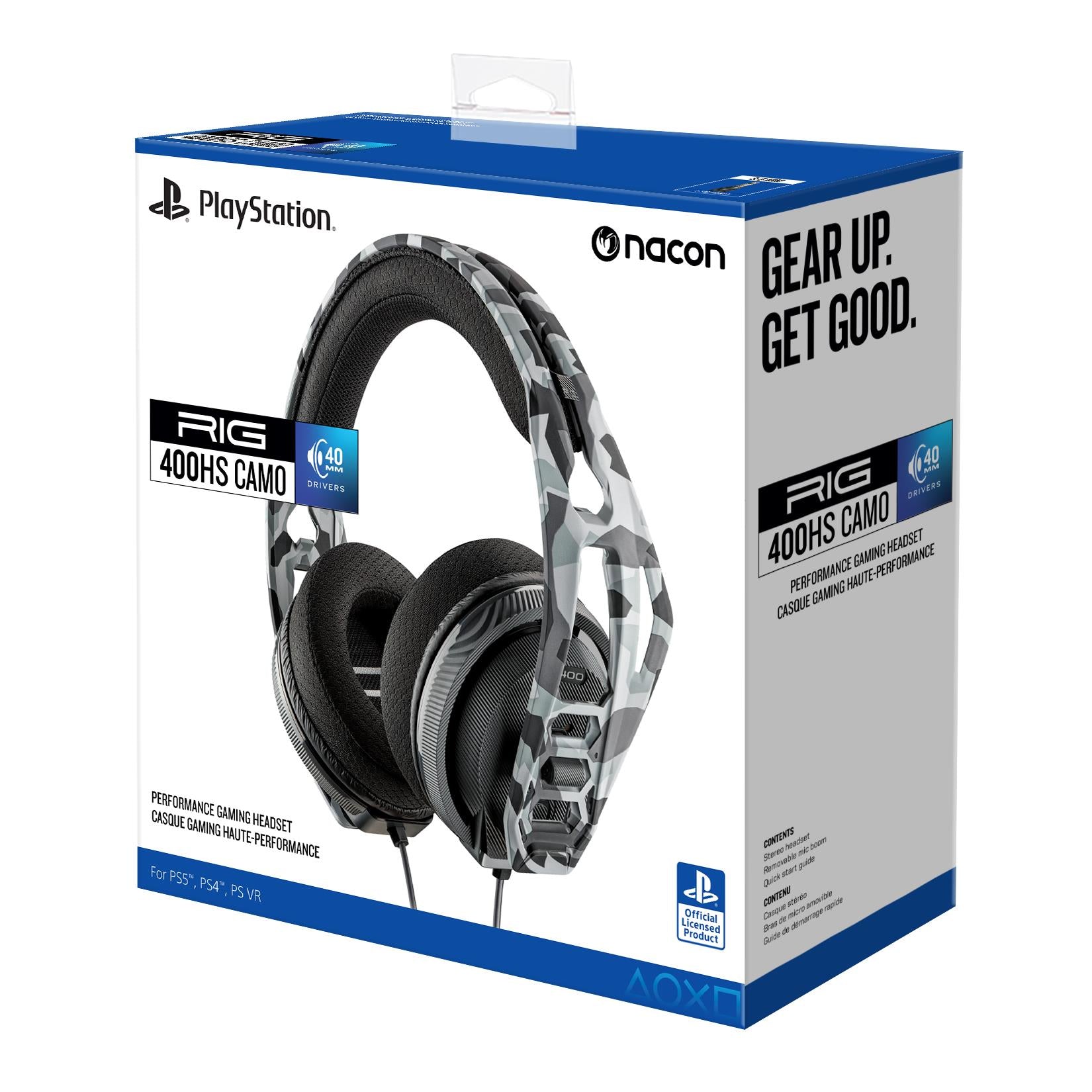 RIG 400 HS Stereo Gaming Headset for PlayStation (Arctic Camo)