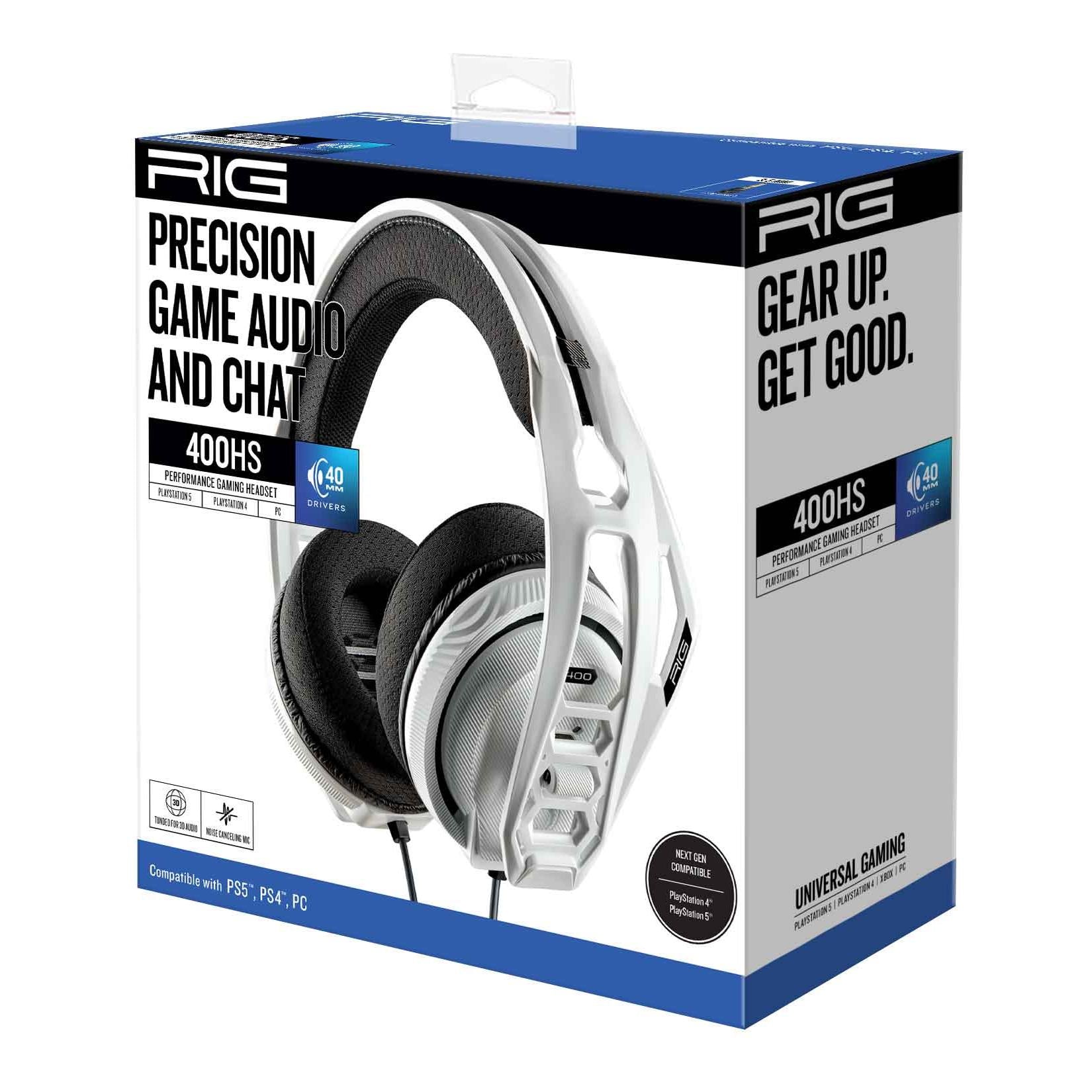 RIG 400 HS Stereo Gaming Headset for PlayStation (White)