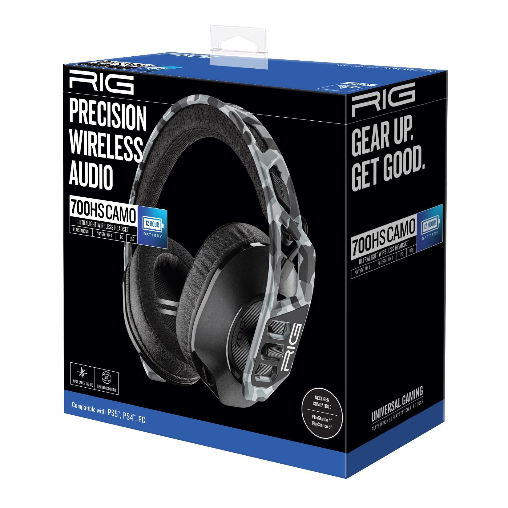 RIG 700 HS Ultra-lightweight Wireless Gaming Headset for Playstation (Arctic Camo)