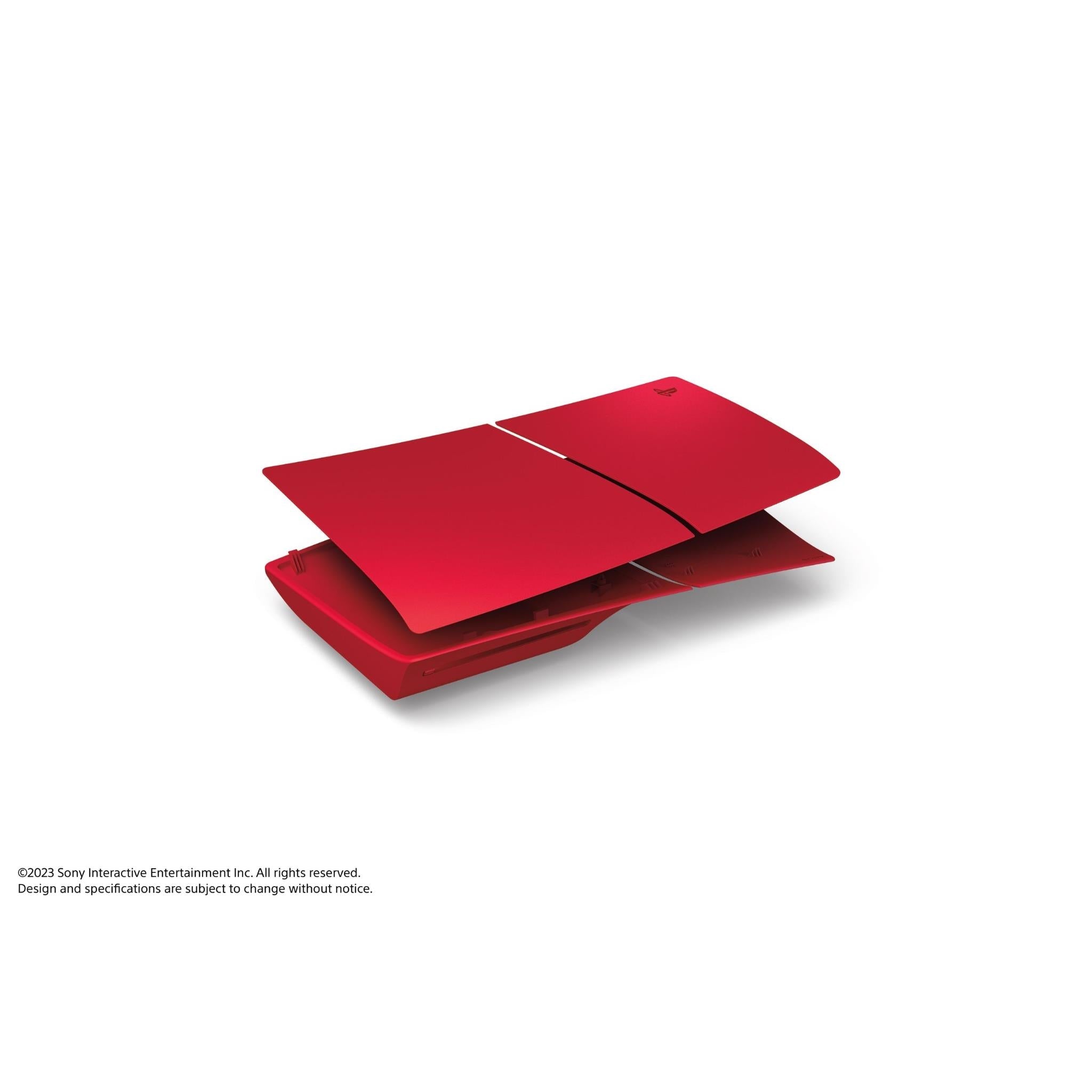 PS5 PlayStation 5 Slim Cover Volcanic Red