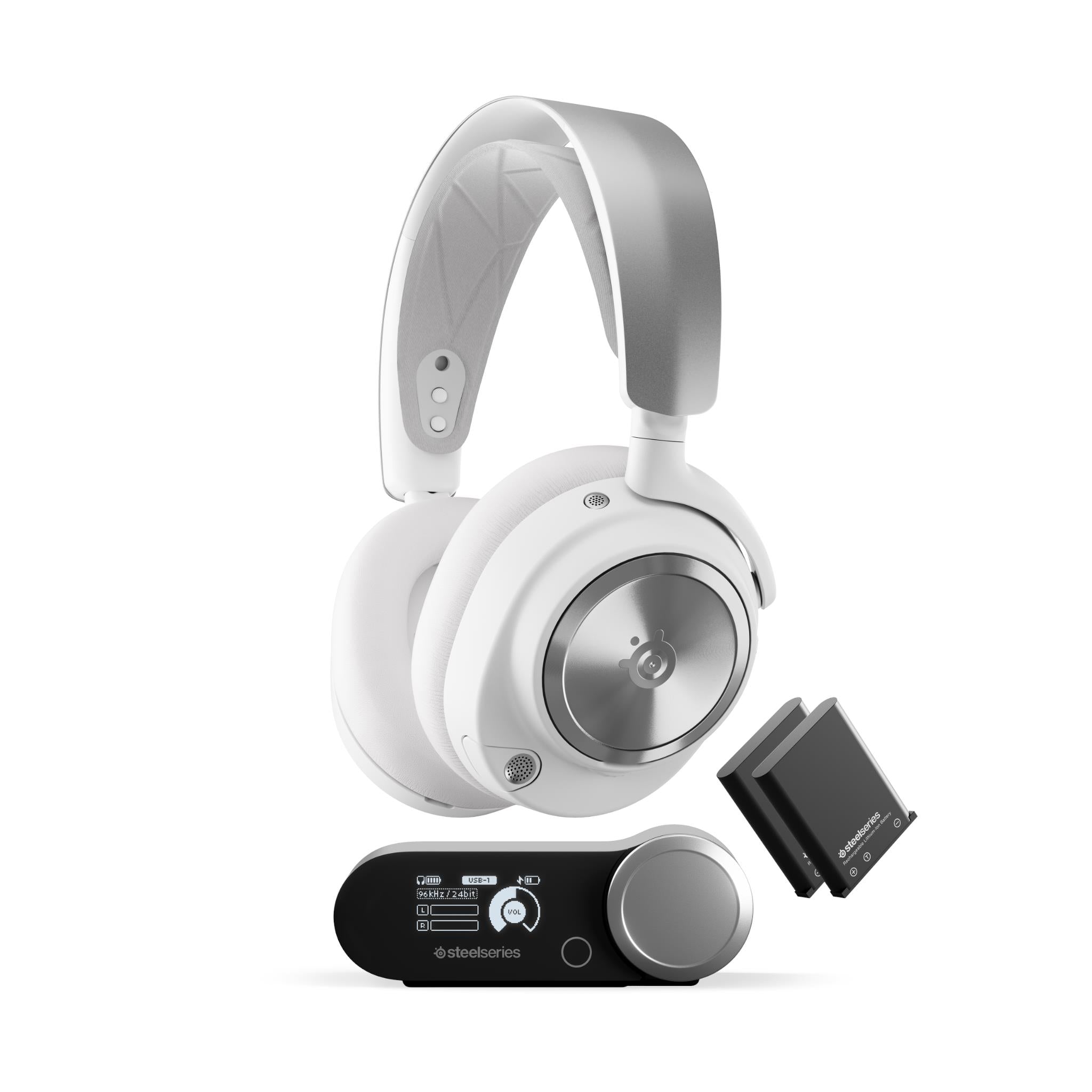 SteelSeries Arctis Nova Pro Wireless Gaming Headset (White)