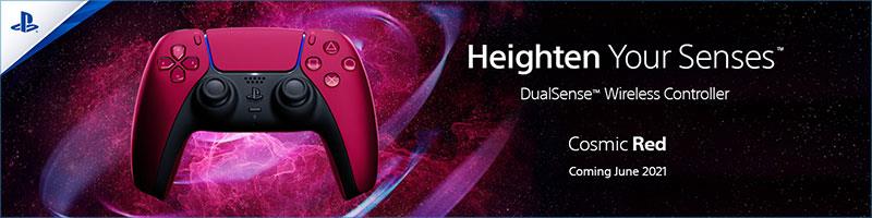 PS5 PlayStation 5 DualSense Wireless Controller Cosmic Red