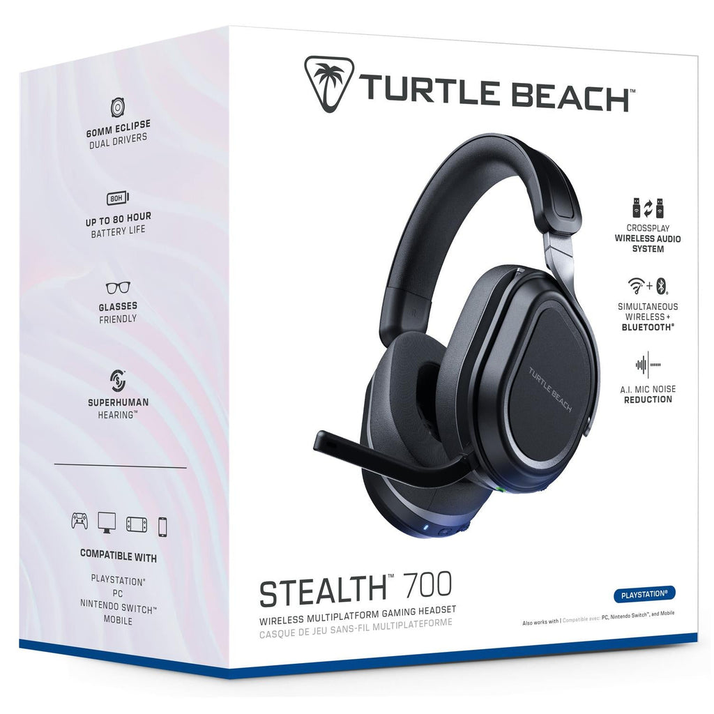 Turtle Beach Stealth 700 Wireless Multiplatform Amplified Gaming Headset for PS5, PS4, PC, & Mobile