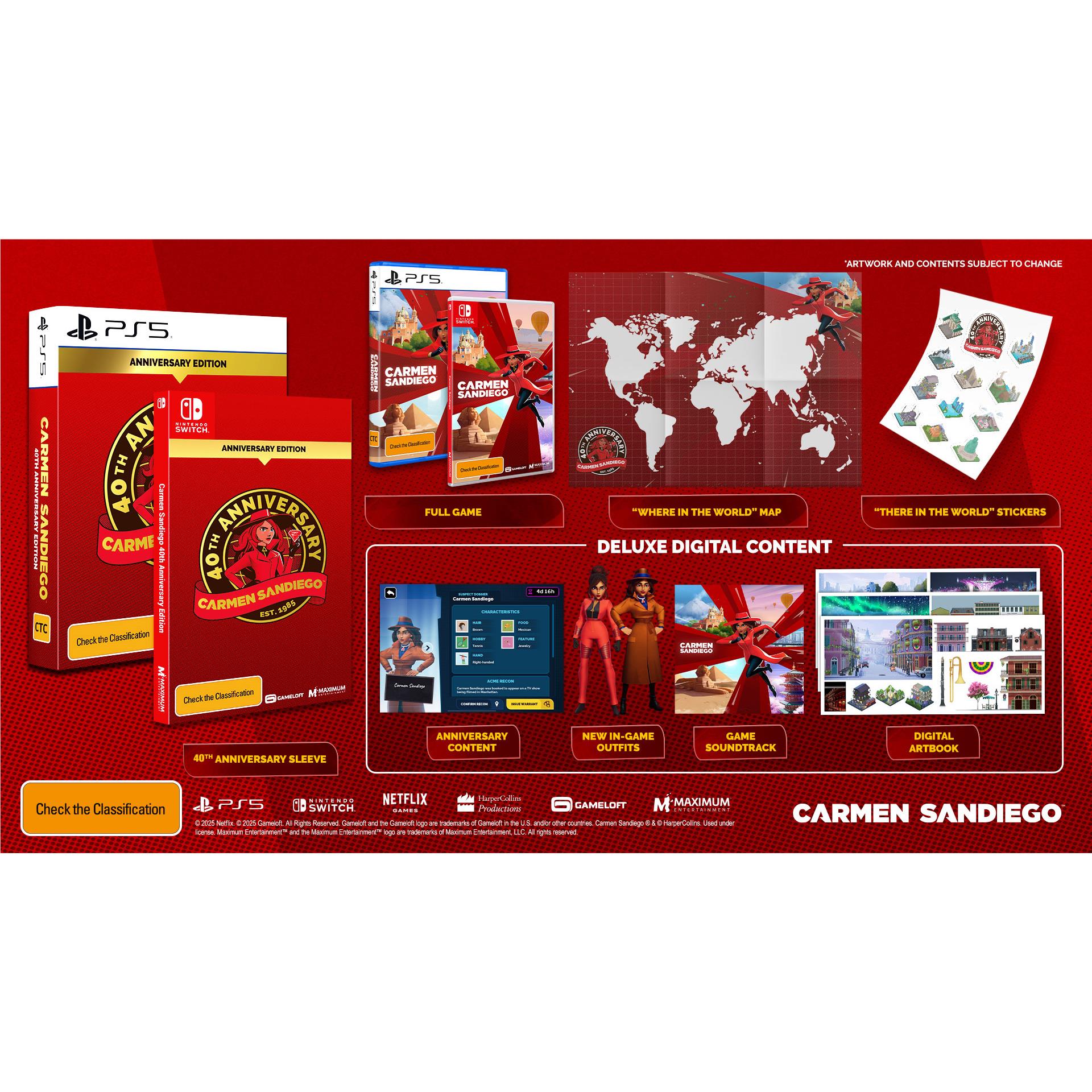 Carmen Sandiego 40th Anniversary Edition