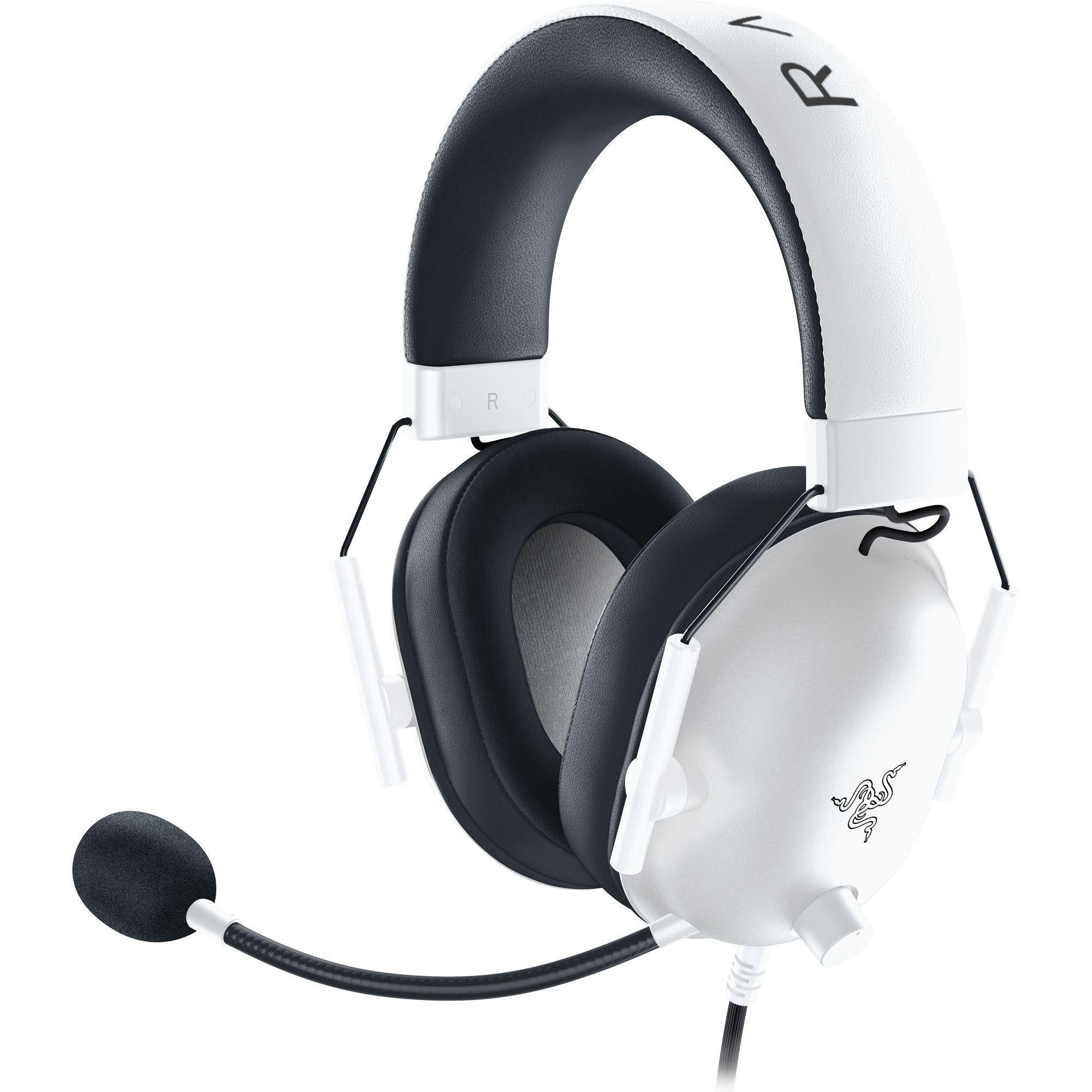 Razer BlackShark V2 X Wired Esports Headset for PlayStation (White)