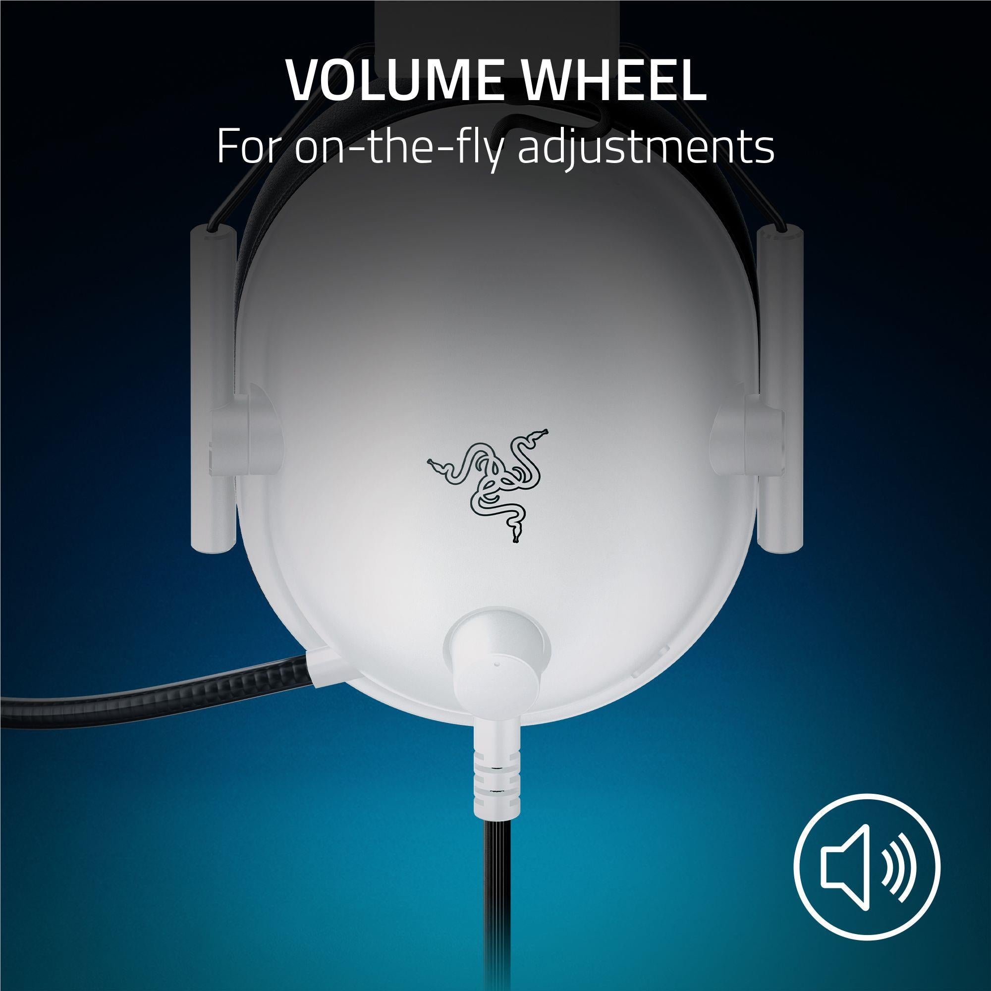 Razer BlackShark V2 X Wired Esports Headset for PlayStation (White)