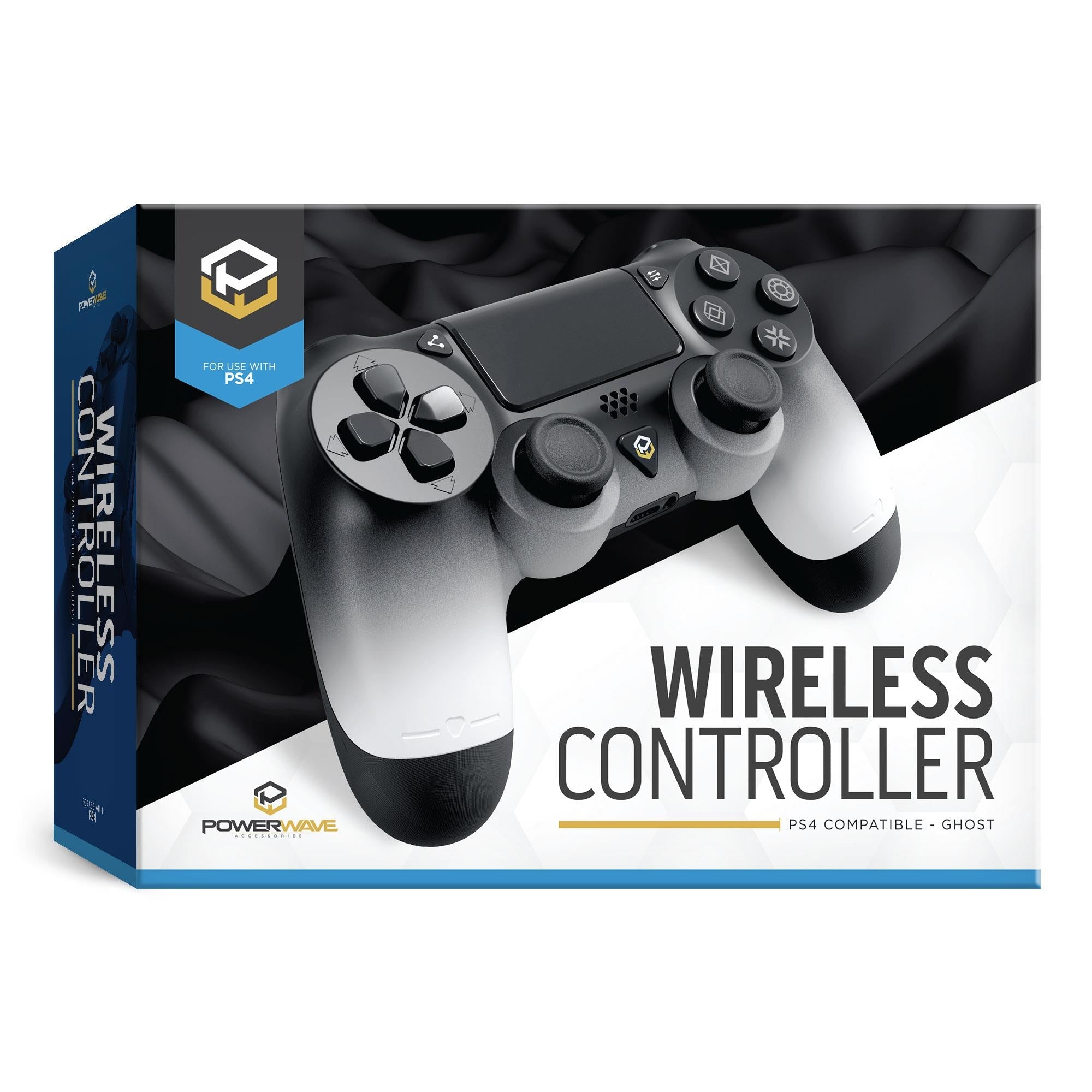 Powerwave Wireless Controller for PlayStation 4 (Ghost)
