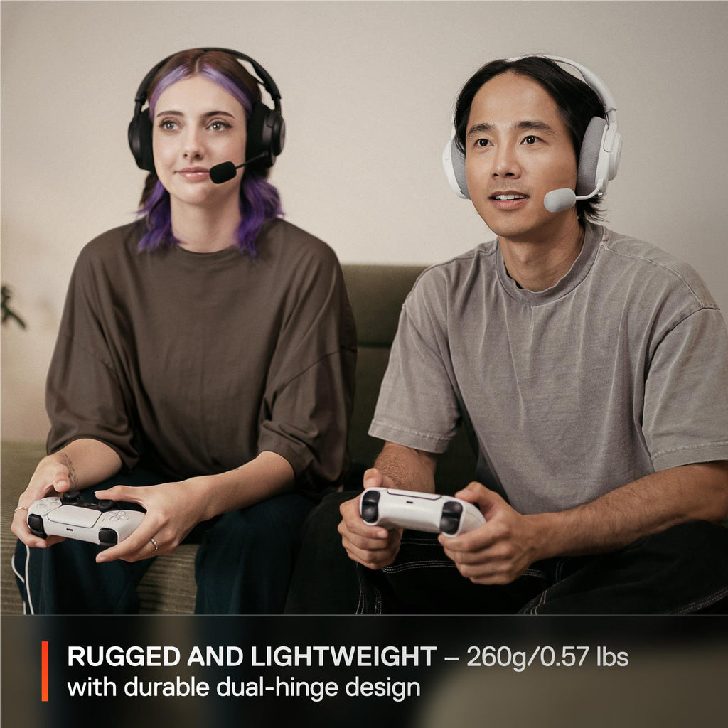 SteelSeries Arctis Nova 3P Wireless Multi-Platform Gaming Headset (White)